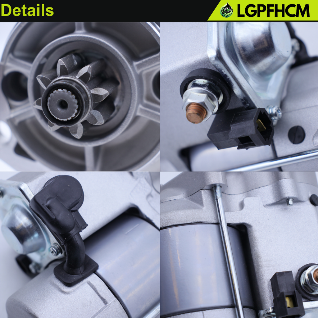 1.4KW 8T 410-52265 Starter Motor Replacement For Kubota Compact Tractor L3540 L3830 L39 L3940 L4240 L4330 L4630 L4400 L45  #228000-9800 9722809-980 T1150-16800 T1150-16801