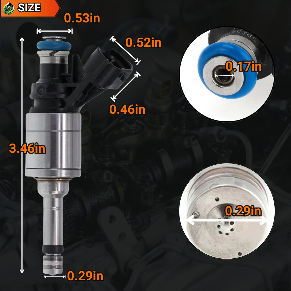 6pcs 16600-6KA0A Fuel Injectors Compatible For Nissan Pathfinder  3.5L V6 CVT AWD Platinum S SL SV / For Infiniti JX35 QX60 Base Comfort Premiuum Mid 2016-2020
