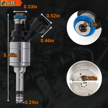 Load image into Gallery viewer, 6pcs 16600-6KA0A Fuel Injectors Compatible For Nissan Pathfinder  3.5L V6 CVT AWD Platinum S SL SV / For Infiniti JX35 QX60 Base Comfort Premiuum Mid 2016-2020