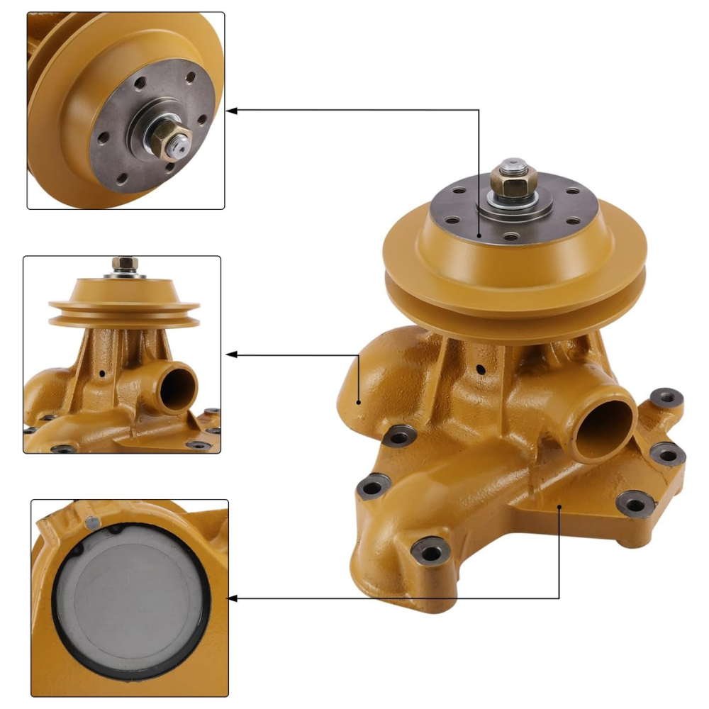 6134-61-1410 Engine Water Pump For Komatsu Bulldozer D31PLL-17 D31Q-17 D31S-17 D30AM-17 D50-16 LS210 S4D105-5L Engine 4D105-5H D31-17