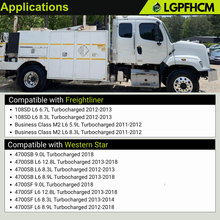 Load image into Gallery viewer, A/C Compressor 10S15C 140mm Pulley for Freightliner 108SD 114SD Business Class M2 M2 106 M2 112 / Western Star 4700SB / 4700SF / 4800SB 4800SF 4900EX 4900FA 4900SA 5700XE 6900XD (8-Grooves) QR