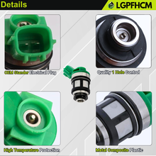 Load image into Gallery viewer, 4Pcs 16600-1S700 FJ397 Fuel Injectors For Frontier 1998 1999 2000 2001 2002 2003 2004 For Nissan 2.4L Pickup 1996-1997 Xterra 2000-2004 # 800-1404N 842-18125 297-1005 FJ10514