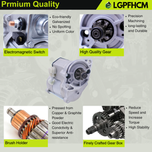 Load image into Gallery viewer, 12V 9T Starter Motor 17123-63013 17123-63016 for Kubota Engine V2203MEBH for Kubota Excavator KX121-3 KX161-3 Tractor L3430HSTC L4330HSTC L4740GST L48 L5030GST L5040GST L5240HST L5740HST 2.0KW