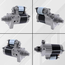 Load image into Gallery viewer, 12V 0.6KW 9T Starter Motor EG371-63010 EG371-63011 Compatible for Kubota ZG222 ZG227 ZG222A-AU ZG222A-AU ZG327P ZG327PA-AU Zero-Turn Mower for Kawasaki Eng FH721D