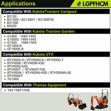 Load image into Gallery viewer, 15471-63011 12V 9T Starter Motor For Kubota Excavator K008 Tractors-Compact B2150 B9200 Tractors-Garden G1800 G1900 UTV 900 For Thomas Equipment Skid Steers T84 Universal Inboard M-35