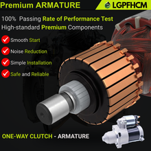 Load image into Gallery viewer, 410-52301 12V 10T Starter Motor Fit For John Deere 600M 600R Series 636M 648M 648R 652B 652E 652M 652R 661R W Series W36R W48R W52R WH36A # AUC12656 MIA11626 19169N