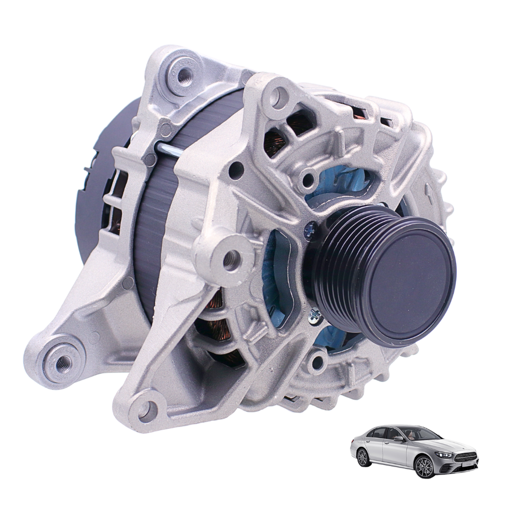 12V 190A A0009067703 Alternator for Mercedes-Benz C300 W205 2015-2018 For GLC300 C253 2016-2019 For GLC350e 2020 For Metris L4 2.0L SC6 pulley 2018-2021 For Metris 2021 CW 4-Groove Clutch Pulley # 0125812011 0125812058