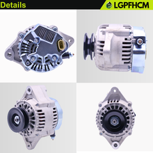 Load image into Gallery viewer, 12V 75A K7711-61900 Alternator for Kubota UTV RTV1100 RTV-X1100C All Years for Kubota D1105-E2-UV 24.8HP Diesel Engine # K7711-61900 K7711-61901 K7711-61902 102211-6060 400-52227