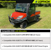 Load image into Gallery viewer, 12V 75A K7711-61900 Alternator for Kubota UTV RTV1100 RTV-X1100C All Years for Kubota D1105-E2-UV 24.8HP Diesel Engine # K7711-61900 K7711-61901 K7711-61902 102211-6060 400-52227