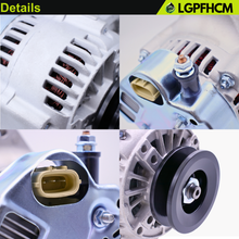 Load image into Gallery viewer, 12V 75A K7711-61900 Alternator for Kubota UTV RTV1100 RTV-X1100C All Years for Kubota D1105-E2-UV 24.8HP Diesel Engine # K7711-61900 K7711-61901 K7711-61902 102211-6060 400-52227