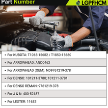 Load image into Gallery viewer, T1850-15680 T1850-15682 Alternator Fits For Kubota Excavator KX121-3 U35S U35-S2 U45ST Tractor L4760GST MX5200H MX5800H T185015680 T185015682