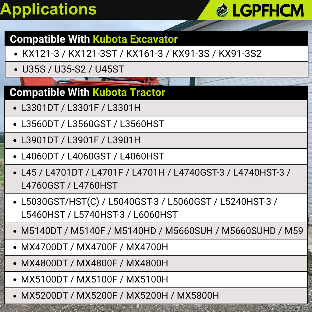 T1850-15680 T1850-15682 Alternator Fits For Kubota Excavator KX121-3 U35S U35-S2 U45ST Tractor L4760GST MX5200H MX5800H T185015680 T185015682