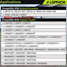 Load image into Gallery viewer, T1850-15680 T1850-15682 Alternator Fits For Kubota Excavator KX121-3 U35S U35-S2 U45ST Tractor L4760GST MX5200H MX5800H T185015680 T185015682
