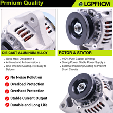 Load image into Gallery viewer, T1850-15680 T1850-15682 Alternator Fits For Kubota Excavator KX121-3 U35S U35-S2 U45ST Tractor L4760GST MX5200H MX5800H T185015680 T185015682